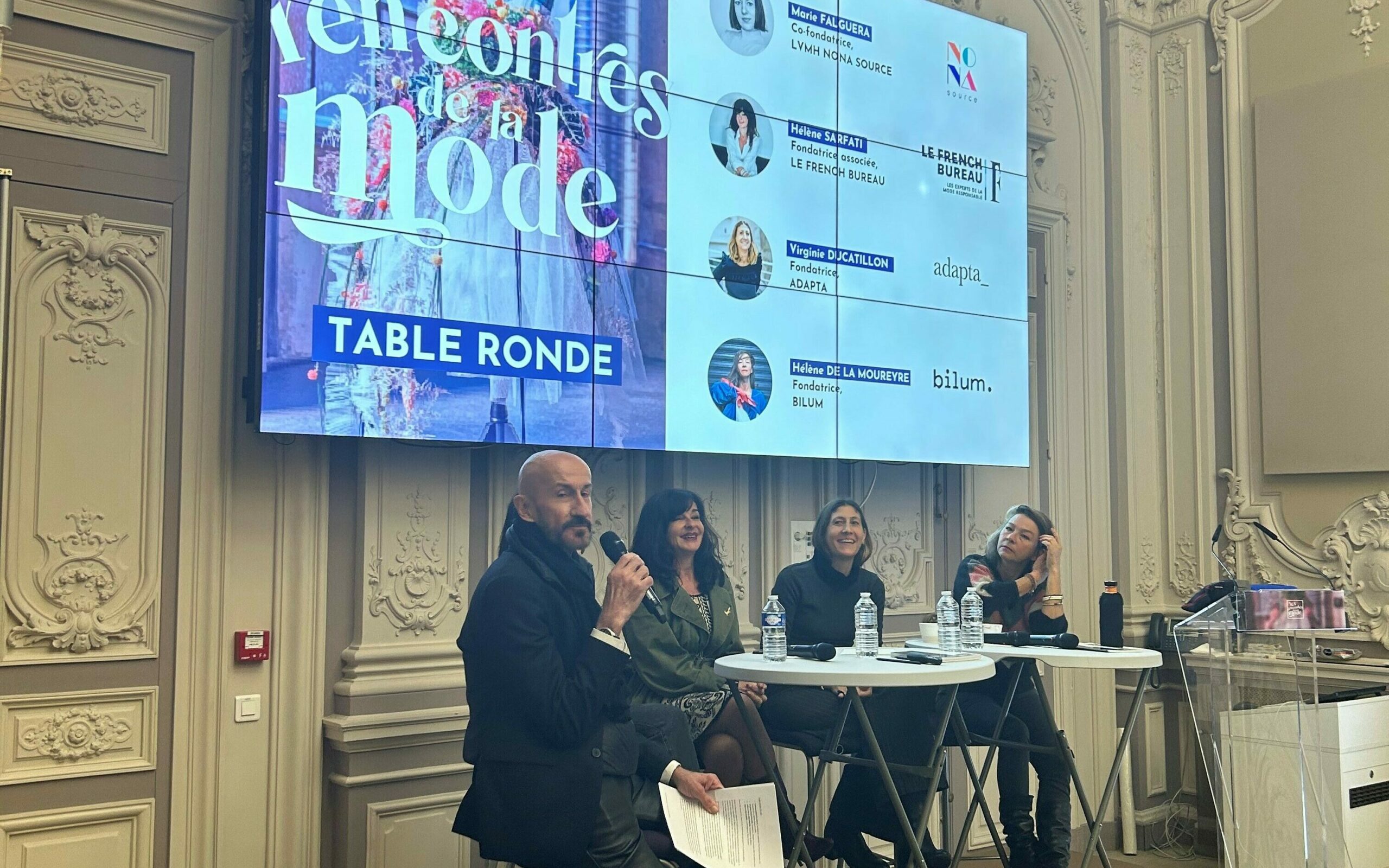 Table ronde présentée par Dominique CUVILLIER - Rencontres de la Mode 2022 - La mode écoresponsable