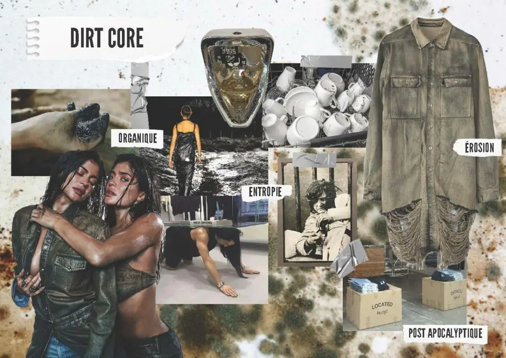 Exemple de composition de moodboard numérique
