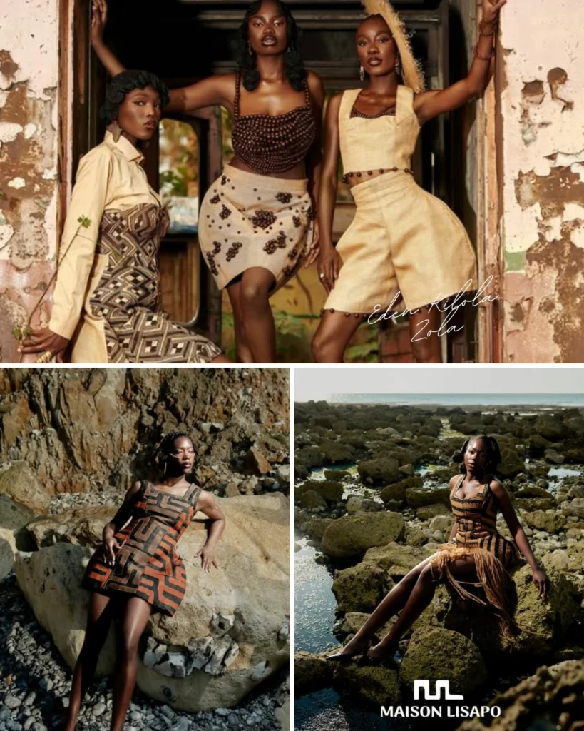 Séance photo de Maison Lisapo, créée par Eden Kilola Zola